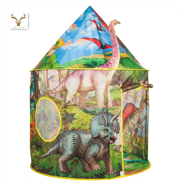 Pop Up Play Dinosaur Tent for Kids Realistic Design Kids Tent Indoor Games House Toys House For Children